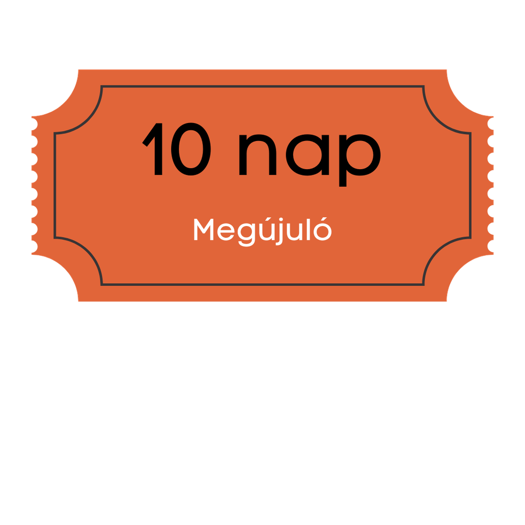 Coworking 10 napos bérlet (megújuló)